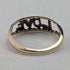 British vintage jewelry "LOVE" engraving 9ct gold ring